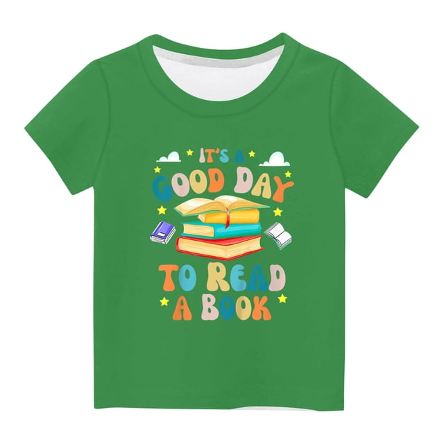 TopLLC Chemisiers et Chemises à Manches Courtes à Col Rond Chemises pour Enfants T-Shirt Graphique à Manches Courtes Haut Court à Col Rond pour Filles et Garçons de 3 à 14 Ans T-Shirt Tee Blouse Fille