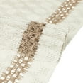thumbnail image 2 of Unique Bargains 1 Pack Row of Fringe Table Runners Floral Table Banner White Brown 12"x71", 2 of 5