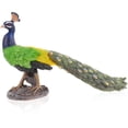 thumbnail image 1 of Simulation Peacock Statue Tabletop Decorative Peacock Figurine Peacock Art Craft Decoration, 1 of 8