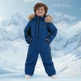 thumbnail image 2 of Ruyang Snow Suit for Kids Boys Girls One Piece Snowsuit Windproof Waterproof Insulated Winter Ski Overalls Snowboarding Suit, 2 of 8