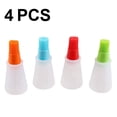 thumbnail image 1 of cepillos de silicona para botella de aceite, cepillos para barbacoa/pastelería, parrilla de silicona para cocinar, barbacoa, hornear, aceite de repostería, miel/salsa (rojo, naranja, verde, azul), 1 of 8