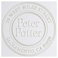 thumbnail image 1 of Custom Address Embosser, Monogram Embosser, Personalized Embossing Seal, Personalized Stamp, Hand Embosser. for Office (Design 4), 1 of 3