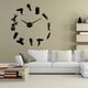 thumbnail image 3 of Reloj de pared silencioso, adhesivos acrílicos para pared, relojes grandes, decoración para oficina Negro, 3 of 8