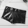 thumbnail image 6 of Fldy Kids Girls Sequins Crop Top and Shorts Set Ballet Gymnastics Outfits Performance Dance Costume Black 12-14, 6 of 7