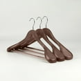 thumbnail image 2 of Premium Solid Wood Suit Hangers - Wide Shoulder Clothes Hangers for Coats, Blazers & Formal Wear, 2 of 2