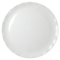 Excellante Black pearl melamine dinnerware collection 16 inch platter - white, comes in each