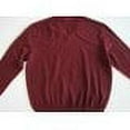 thumbnail image 4 of Polo Ralph Lauren Mens Pima Cotton Classic V-Neck Sweater Pullover (S, Burgundy), 4 of 4