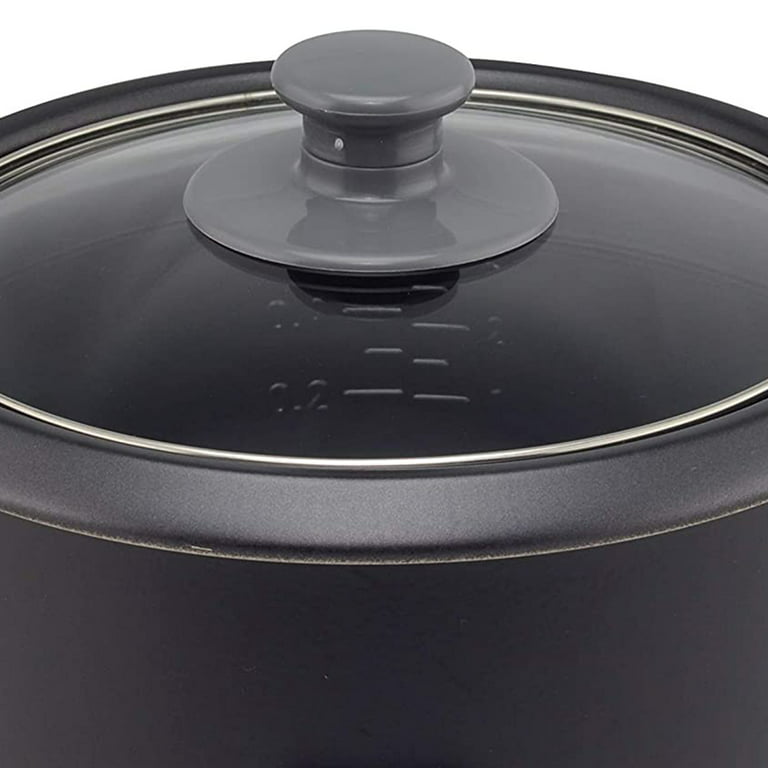 Rice Cooked Uncooked/8-Cup Food Black Steamer, Cooker 4-Cup TS-700BK Brentwood and