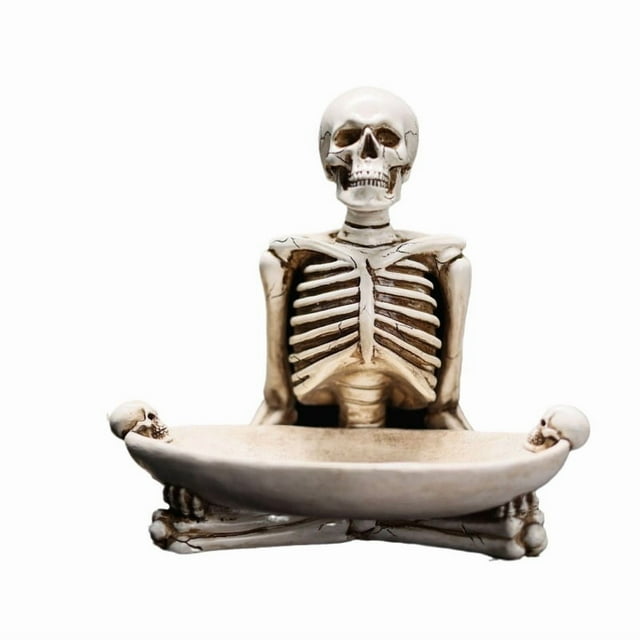 jfhsbd Household Items Halloween Gift Skull Decoration Storage Ornament Entrance Key Storage Box