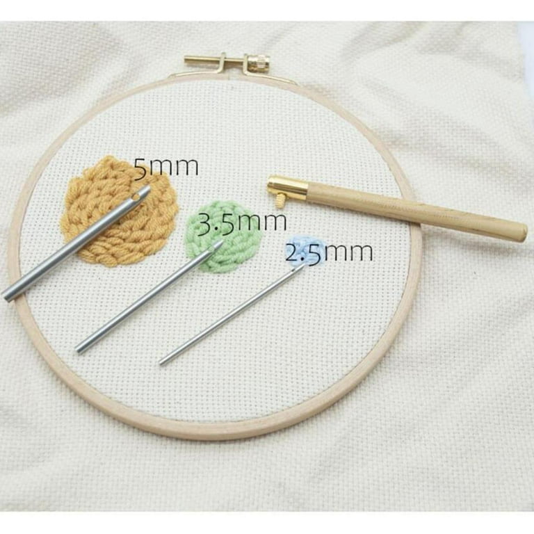 Punch Needle Set Embellishment Embroidery Pen 5 mm 2.5 mm 3.5mm