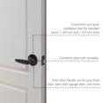thumbnail image 5 of Design House Delavan 2-Way Interior/Exterior Keyed Door Lever, Matte Black, 5 of 17