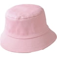 thumbnail image 4 of CoCopeaunts Black Bucket Hat Men Summer Sunscreen Cotton Women Pure Color Beach Cap Outdoor Lightweight Foldable Fisherman Hat, 4 of 8