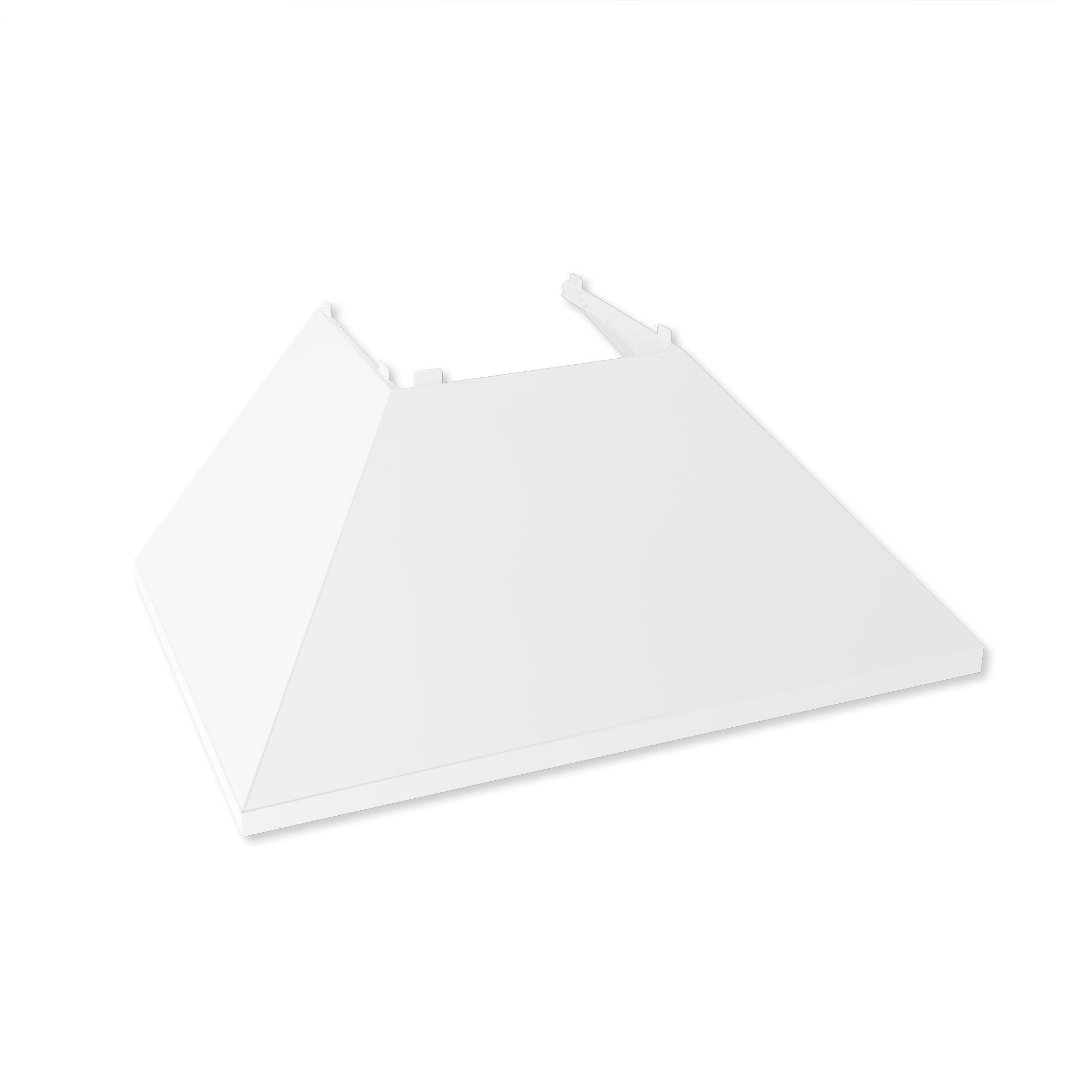 48" DuraSnow Stainless Steel Range Hood with White Matte Shell (8654WM-48)