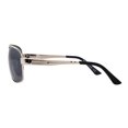 thumbnail image 3 of Panama Jack Metal Aviator Sunglasses - Silver Frames, 100% UVA - UVB Sun Protection, Impact Resistant Lenses, 3 of 6