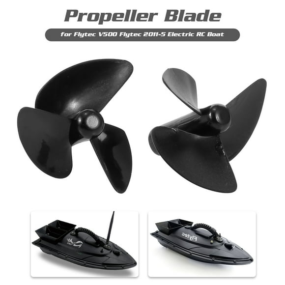 2 Pcs Hélice à 3 Pales pour Flytec V500 Flytec 2011-5 Bateau Électrique RC