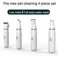 thumbnail image 5 of Lettuce Pets Grooming Set, Cabbage Pets Petstyle Pro 4 Different Blades, Electric Trimmer for Dog/Cat, Low Noise 4-in-1 Cordless Pet Grooming Kit for Grooming Paws, Eyes, Ears, Face, 5 of 10