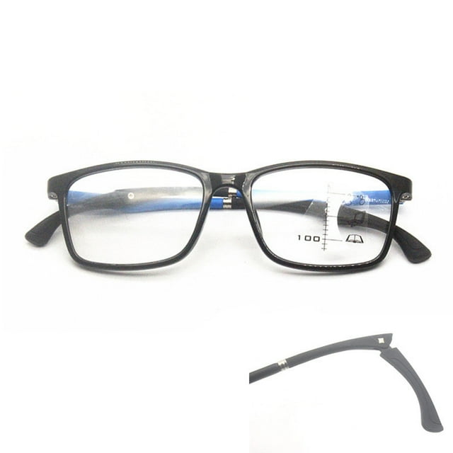 Adjustable Temples Reading Glasses Blue Light Blocking Progressive