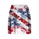 thumbnail image 4 of Faldas de Verano para Mujeres Falda de Tenis Atlético Plisado Estampado Hoja Elástico Pantalones Cortos de Yoga con Forro, 4 of 5