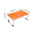 thumbnail image 2 of Unique Bargains Foldable Laptop Table Portable Lap Desk Picnic Bed Tray Tables, Orange, 2 of 5