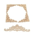 thumbnail image 2 of Apliques De Madera ANGGREK Onlay De Madera Tallada Exquisita 5 Piezas Para Muebles, 2 of 8