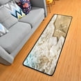 thumbnail image 3 of SKYSONIC 2'X6' Starfish Ocean Wave Runner Rug with Rubber Backing, Summer Beach Non Slip Entryway Rug Runner Washable Soft Area Rug Carpet for Hallway Bedroom Kitchen Decor, 3 of 6