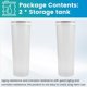 thumbnail image 4 of Plastic Spaghetti Container Noodle Pasta Storage Jar with Locking Lid, 4 of 5