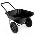thumbnail image 1 of Costway Chariot Brouette à 2 Pneus, Chariot Utilitaire Robuste, Noir, 1 of 10
