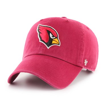 Men's '47  Cardinal Arizona Cardinals Primary Logo Clean Up Adjustable Hat