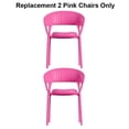 thumbnail image 4 of Piezas de repuesto Barbie Doll Dreamhouse HMX10 para 2 sillas rosas, 4 of 5