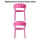 thumbnail image 4 of Piezas de repuesto Barbie Doll Dreamhouse HMX10 para 2 sillas rosas, 4 of 5