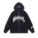 thumbnail image 2 of Suéter con capucha y cremallera con estampado de letras de hip hop Y2K para hombres y mujeres 2023, nueva chaqueta informal punk Harajuku, ropa de calle, 2 of 5