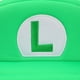 thumbnail image 4 of Gorra Bioworld Super Mario Bros Luigi L Patch, boina verde para adulto, 4 of 6
