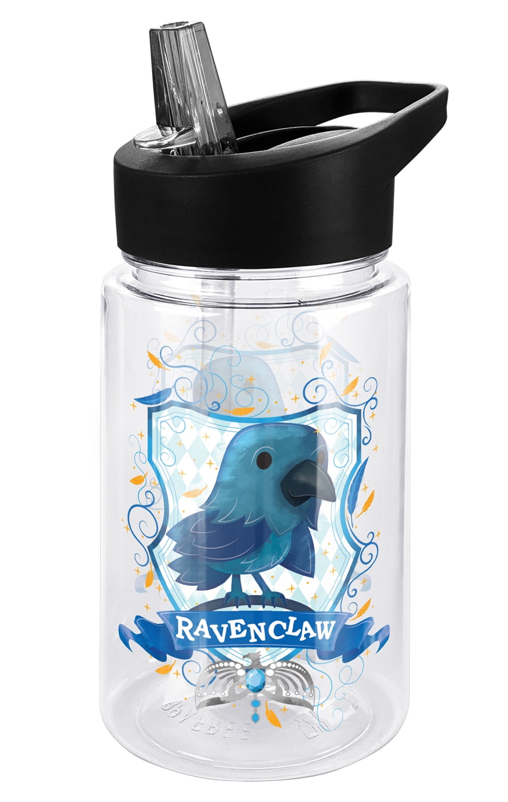 Harry Potter Anime Water Bottle – 28oz Plastic Sports Jug With Screw Top Lid, Officially Licensed