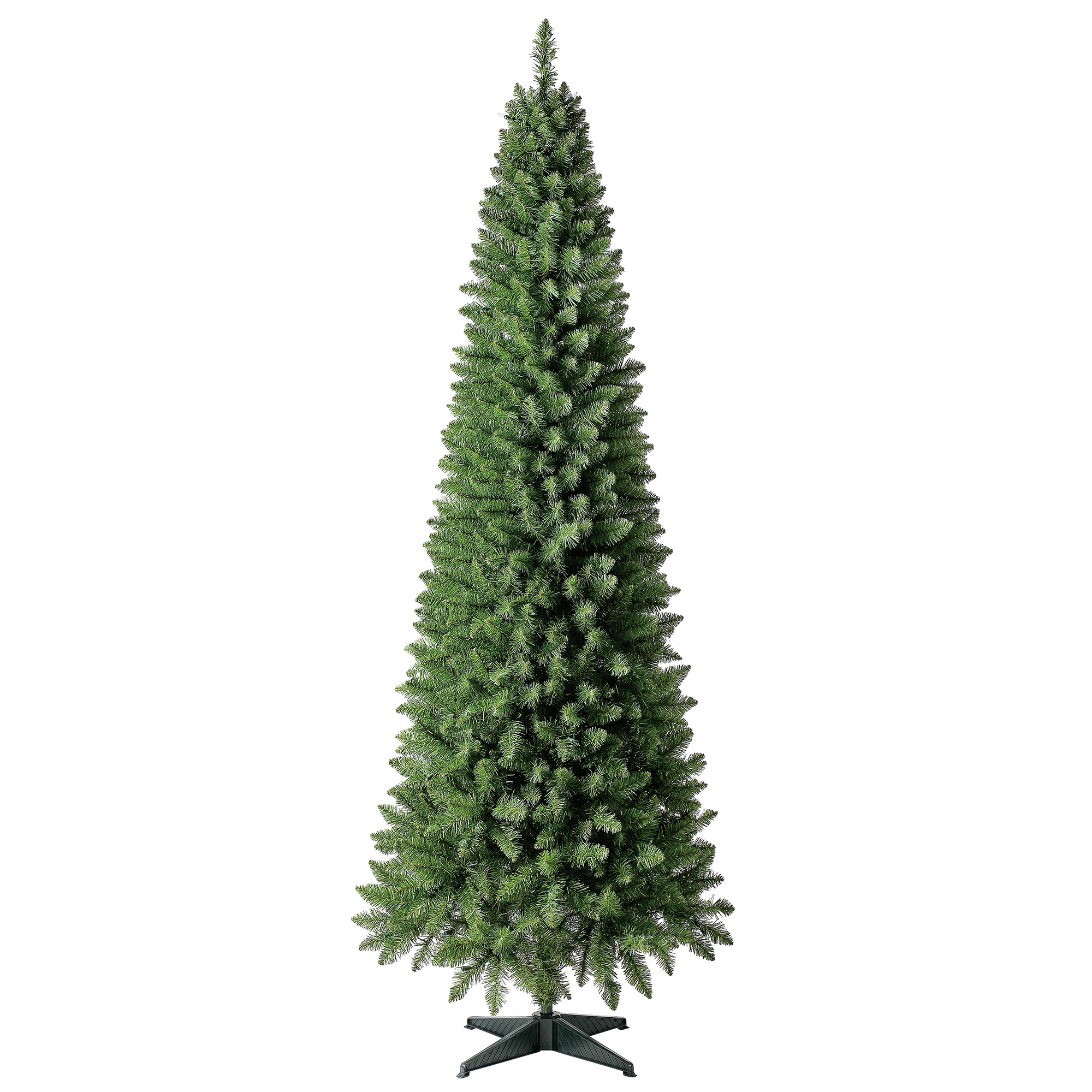 7' Holiday Time Prelit 250 Clear Incandescent Lights, Brinkley Pencil Pine Artificial Christmas Tree - image 3 of 8