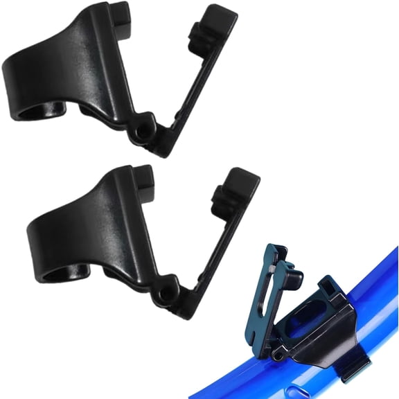 2 Pack Snorkel Clip Universal Plastic 25mm Snorkel Holder Snorkel Retainer Air Tube Keeper for Scuba Diving Snorkeling Equipment