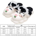 thumbnail image 3 of Pantufla Zapatillas de animales de dibujos animados con forro extraíble Dibujos animados para otoño invierno (Beige 38-39) Likrtyny Tenis De Mujer Tenis De Hombre, 3 of 7