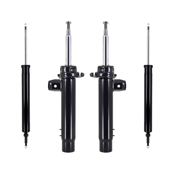 Set Front Suspension Strut Assembly-Rear Shock Absorber For 2013-2015 BMW X1 AWD