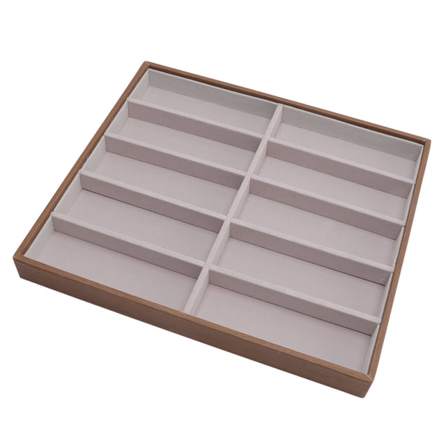 Étui de Rangement pour Lunettes de Soleil, Gain de Temps, Espace de Rangement Assez Ouvert, Plateau d'Affichage pour Lunettes, 10 Compartiments
