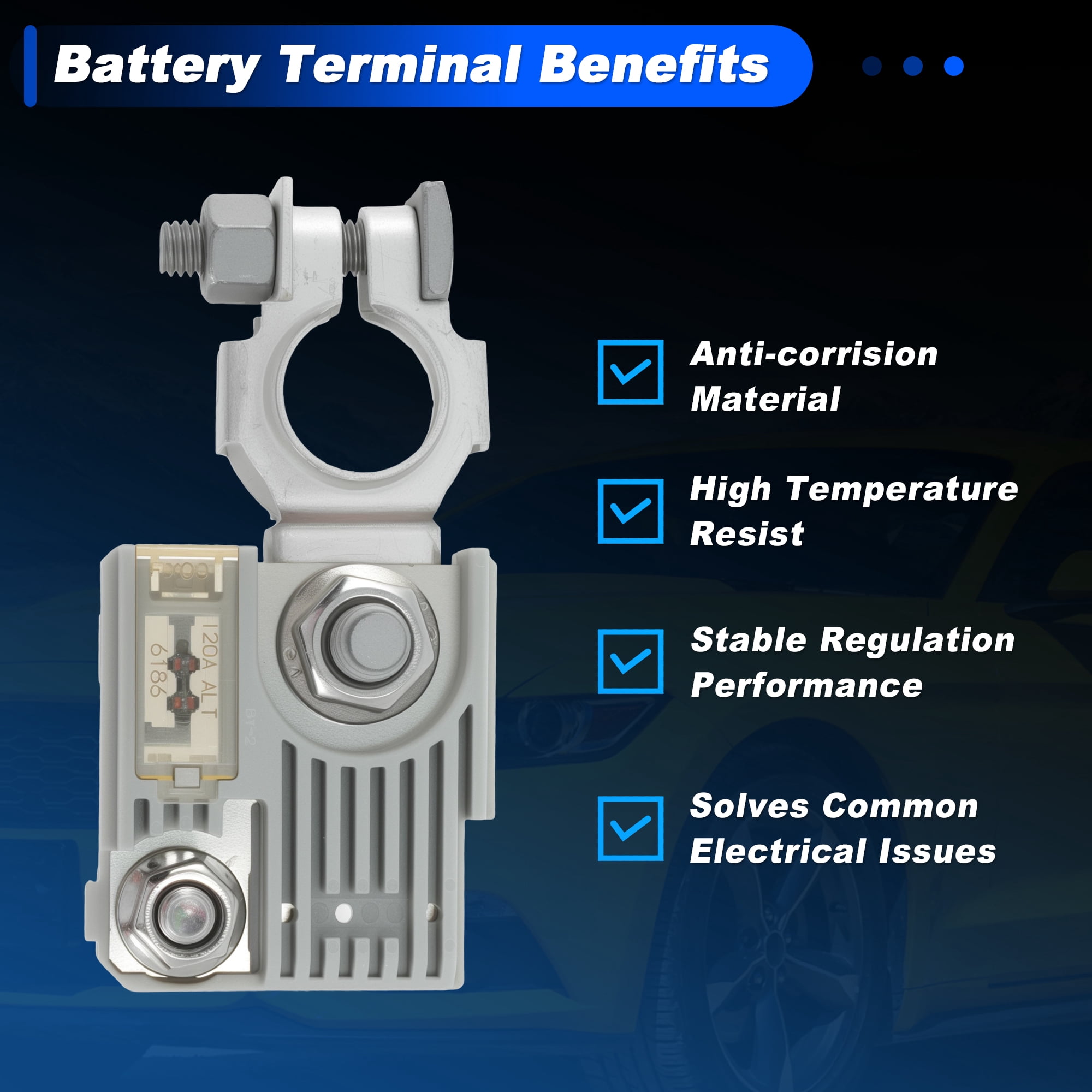 Unique Bargains 120Amp Battery Fuse Fuselink for Mitsubishi Galant Outlander Eclipse