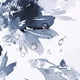thumbnail image 4 of Cortina de ducha Litabel azul marino con estampado floral, 180 x 180 cm, 4 of 6
