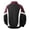 Black, variant on Men Color Block Stand Collar Track Jacket Full Zip Striped Raglan Sleeve Casual Windbreaker Outerwear