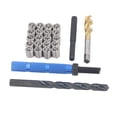 thumbnail image 1 of Uadme Kits de Reparación de Roscas, Kit de Reparación de Roscas Métricas de 24 Piezas M10 X 1,5 X 2D Kit de Inserción de Reparación de Roscas para Resistencia de Conexión de Integridad, 1 of 14