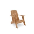 thumbnail image 3 of Aurele 3 Piece Teak Deep Seating Outdoor Adirondack Lounge Set, 3 of 6
