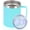 Sky Blue, variant on 12 oz Insulated Tumbler with Lid and Handle for Hot and Cold Drinks, Cold Iced Travel Coffee Mug no Spill for Adults, Reusable Stainless Steel Water Cup Thermal for Kitchen Outdoor