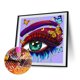 thumbnail image 2 of Cuadros Decorativos Kit de pintura de diamante 5D DIY Maquillaje de ojos brillante Pared de taladro redondo completo (A2061) Likrtyny embutido en tela, 2 of 6