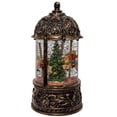 thumbnail image 4 of Kurt Adler 8.66-Inch Battery Operated Lighted LED Santa and Carousel Water Lantern, 4 of 8