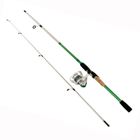 Dark Tan Combo - Okuma Steeler XP Spinning Combo 20 Reel Size, 1BB Bearings, 6'6