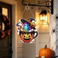 thumbnail image 2 of Halloween Diamond Art Kits For Adults Clearance, Hanging Ornament For Halloween Front Door Decor, DIY Fall Home Decor Wall Art, Halloween DIY Gift (Multicolor), 2 of 7