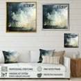 thumbnail image 4 of Designart "Stormy Gray Sky Minimalism I" Sky Floater Framed Wall Decor, 4 of 5