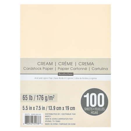 UPC: 0886946329388 | 5.5  x 7.5  Cardstock Paper by Recollections™  100 Sheets